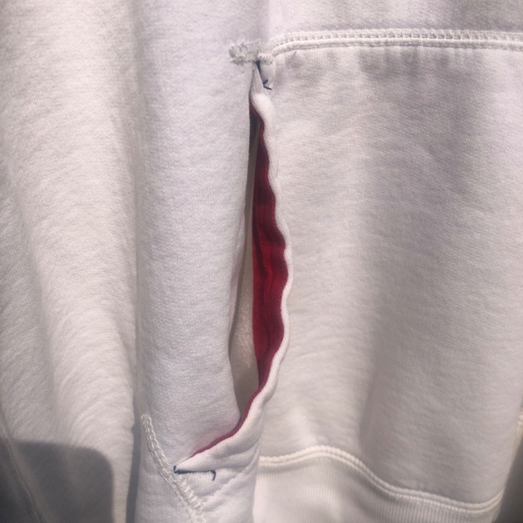 American eagle 77 large white 100% cotton vintage hoody - Picture 15 of 15